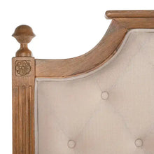 Load image into Gallery viewer, SAFAVIEH Desiderata Rustic Wood Upholstered Headboard