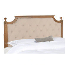 Load image into Gallery viewer, SAFAVIEH Desiderata Rustic Wood Upholstered Headboard