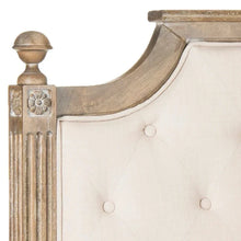 Load image into Gallery viewer, SAFAVIEH Desiderata Rustic Wood Upholstered Headboard