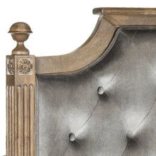 Load image into Gallery viewer, SAFAVIEH Desiderata Rustic Wood Upholstered Headboard