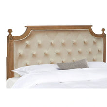 Load image into Gallery viewer, SAFAVIEH Desiderata Rustic Wood Upholstered Headboard