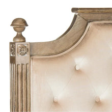 Load image into Gallery viewer, SAFAVIEH Desiderata Rustic Wood Upholstered Headboard