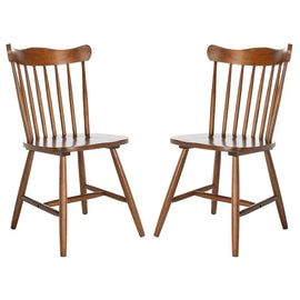 Set of 2 SAFAVIEH Margretta Spindleback Windsor Dining Chairs - Dimensions: 17