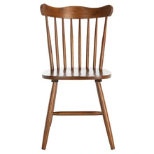 Load image into Gallery viewer, Set of 2 SAFAVIEH Margretta Spindleback Windsor Dining Chairs - Dimensions: 17" W x 19" L x 34" H