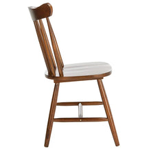 Load image into Gallery viewer, Set of 2 SAFAVIEH Margretta Spindleback Windsor Dining Chairs - Dimensions: 17" W x 19" L x 34" H