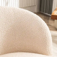 Load image into Gallery viewer, Modern Swivel Barrel Chair with 360 - Degree Rotation - Single Fabric Accent Chair