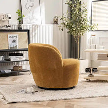 Load image into Gallery viewer, Modern Swivel Barrel Chair with 360 - Degree Rotation - Single Fabric Accent Chair