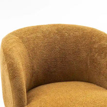 Load image into Gallery viewer, Modern Swivel Barrel Chair with 360 - Degree Rotation - Single Fabric Accent Chair