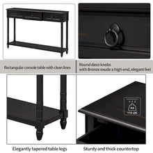 Load image into Gallery viewer, Entryway Console Table with Drawers - Stylish Sofa Table