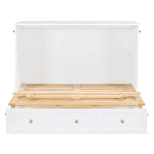 Load image into Gallery viewer, Nestfair Full - Size Murphy Bed with Spacious Drawers