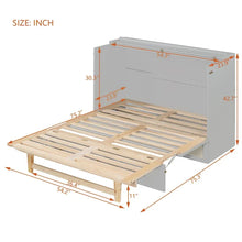 Load image into Gallery viewer, Nestfair Full - Size Murphy Bed with Spacious Drawers
