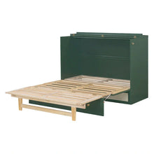 Load image into Gallery viewer, Nestfair Full - Size Murphy Bed with Spacious Drawers