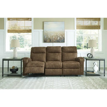 Load image into Gallery viewer, Signature Design by Ashley Edenwold Brown Reclining Sofa - Dimensions: 86" W x 40" D x 40" H