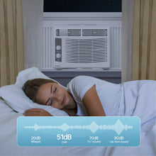 Load image into Gallery viewer, 5000 BTU Window Air Conditioner Easy Cool - Capable of Cooling up to 150 Sq Ft. 2 Fan Speeds, 4 - Way Air Direction, Mechanical Control, Filter