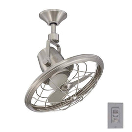 Home Decorators Collection AL14 - BN Bentley II 18�� Oscillating Ceiling Fan - Brushed Nickel