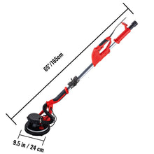 Load image into Gallery viewer, Drywall Sander 850W, Electric Drywall Sander, Electric Sander, with LED Strip Light and Vacuum Bag, Variable Speed 800 - 1750 RPM, Foldable Sheetrock