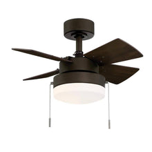 Load image into Gallery viewer, Hampton Bay YG922B - EB Metarie II 24 in. Indoor Oil Rubbed Bronze Ceiling Fan with Light