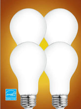 Load image into Gallery viewer, GE Relax 4-Pack 60 W Equivalent Dimmable Soft White A19 LED Light Fixture Light Bulbs