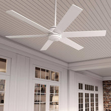Load image into Gallery viewer, Hunter Lakeway SureSpeed 60 - in Fresh White Indoor/Outdoor Ceiling Fan and Remote (6 - Blade) | 52767