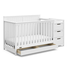 Load image into Gallery viewer, Graco Hadley 5-in-1 Convertible Crib and Changer with Drawer