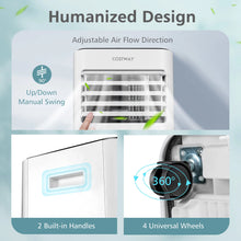 Load image into Gallery viewer, Costway 10000 BTU Portable Air Conditioner 3 - in - 1 Air Cooler with Fan Dehum Sleep Mode