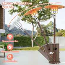 Load image into Gallery viewer, 50,000 BTU Propane Outdoor Heater, Round Patio Heater with Stainless Steel Burner, Tip - Over, Flame - Out Protection, Wheels, CSA Certificated