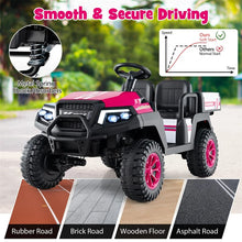 Load image into Gallery viewer, 24V 4WD 2-Seater Kids Golf Cart with Sun Shade, Storage Trunk &amp; Remote Control, LED Lights, Electric Ride on Toy Car for Boys Girls Ages 3+