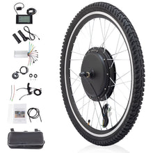 Load image into Gallery viewer, Ktaxon 48V 1000W Electric Bicycle Motor Kit, 26" Front Wheel E - Bike Conversion Kit W/ LCD Display (without Battery)