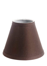 Load image into Gallery viewer, Urbanest Chandelier Pure Linen Shade, Espresso, 3 x 6 x 5, Clip On