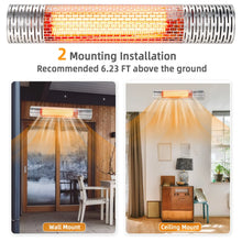 Load image into Gallery viewer, Tangkula 1500W Wall - Mounted Patio Heater, Kitchen Appliance