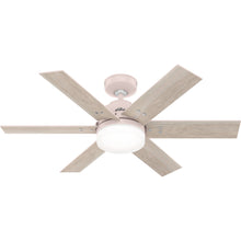 Load image into Gallery viewer, Hunter 44 in. Pacer Blush Pink Ceiling Fan with LED Light Kit &amp; Handheld Remote