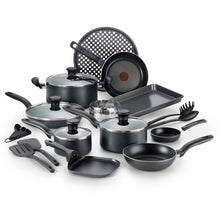Load image into Gallery viewer, T - Fal 20-Piece Cookware Set, Charcoal, Kitchen Appliance