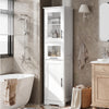 Bathroom Cabinet, Tall Storage Cabinet with Doors and Adjustable Shelf, Freestanding Floor Pantry Cabinet