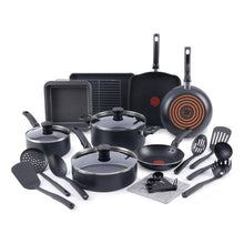 Load image into Gallery viewer, T - Fal Kitchen Solutions 21-Piece Nonstick Cookware Set, Black