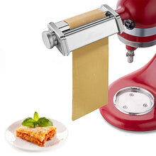 Load image into Gallery viewer, Gvode Kitchen Pasta Roller Attachment for KitchenAid Stand Mixer,stainless Steel,mixer