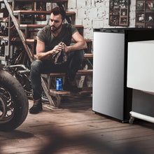 Load image into Gallery viewer, KNDKO 3.2cu.ft Upright Freezer, Compact Freezer with Removable Shelves, Adjustable Thermostat for Home/Kitchen/Office, SILVER