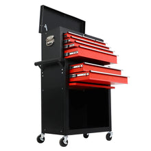Load image into Gallery viewer, 8 Drawer Large Capacity Rolling Toolbox, Detachable Cabinet Storage Tool Chest with Wheels, Tool Storage Cabinet with Lock for Workshop Garage