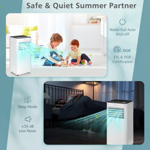 Load image into Gallery viewer, Costway 10000 BTU Portable Air Conditioner 3 - in - 1 Air Cooler with Fan Dehum Sleep Mode