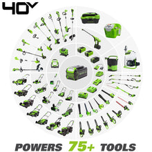 Load image into Gallery viewer, Greenworks 40V 12" Cordless Chainsaw with 2.0 Ah Battery &amp; Charger, 20262