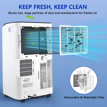 Load image into Gallery viewer, Fosawd 12000 BTU Portable Air Conditioner Cools up to 500 Sq. Ft, 3 - in - 1 AC, Dehumidifier, Fan