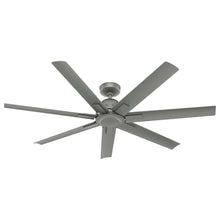 Load image into Gallery viewer, Hunter Downtown 60" Ceiling Fan in Matte Silver