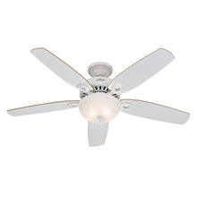 Load image into Gallery viewer, Hunter Builder Deluxe Ceiling Fan - White - 52 in 53089