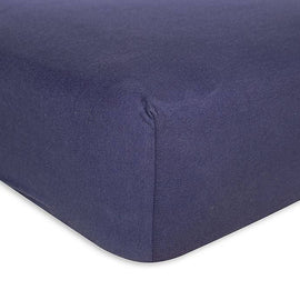Burt's Bees Baby Indigo Organic Cotton Fitted Crib Sheet