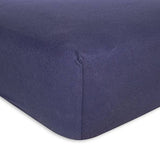 Burt's Bees Baby Indigo Organic Cotton Fitted Crib Sheet