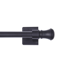 Load image into Gallery viewer, Mainstays Cameron 7/16 inch Adjustable Multi - Use Magnetic Appliance Rod, 16 - 28 inch, Black