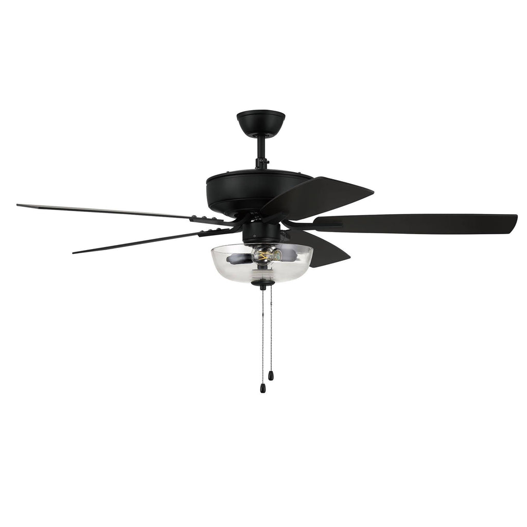 Craftmade 52" Pro Plus 101 Indoor Ceiling Fan Flat Black