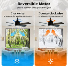Load image into Gallery viewer, Tangkula 42” Ceiling Fan with Light and Remote