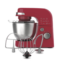 Load image into Gallery viewer, Hamilton Beach 4 Quart Stand Mixer for Kitchen, 7 Speeds, Tilt - Head, Dough Hook, Whisk &amp; Flat Beater, White