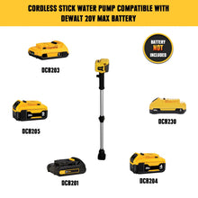 Load image into Gallery viewer, Mellif Cordless Stick Water Transfer Pump for Dewalt 20V MAX Battery