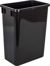 Hardware Resources Replacement Waste Container, 35qt, Black